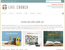 Tablet Screenshot of lifechurchohio.com